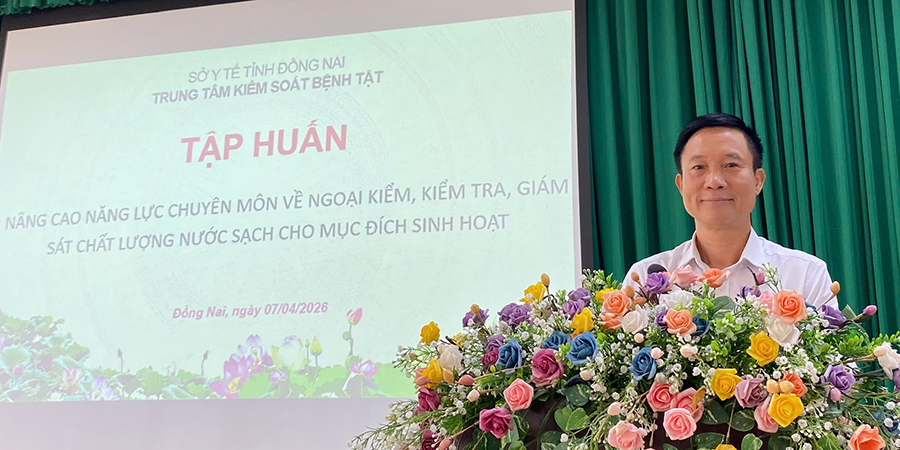 Tập huấn nâng cao năng lực giám sát chất lượng nước sạch