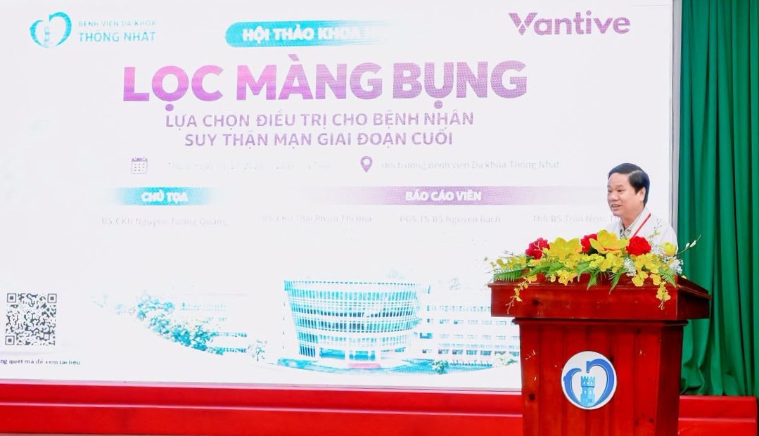 Bệnh viện Đa khoa Thống Nhất cập nhật kiến thức về lọc màng bụng trong điều trị suy thận mạn giai đoạn cuối